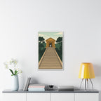Temple Staircase Canvas