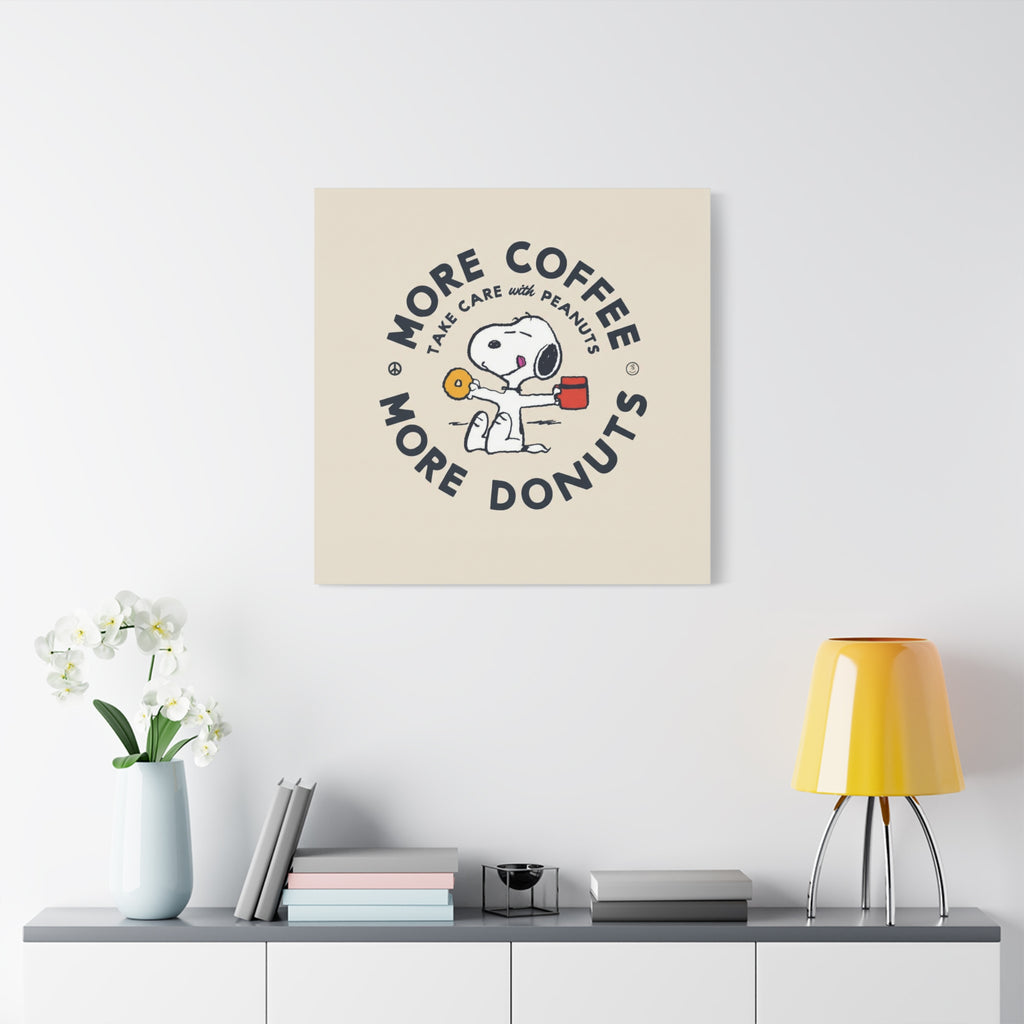 Coffee And Donuts Canvas