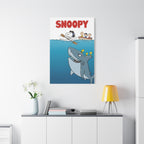 Snoopy Jaws Remake Canvas