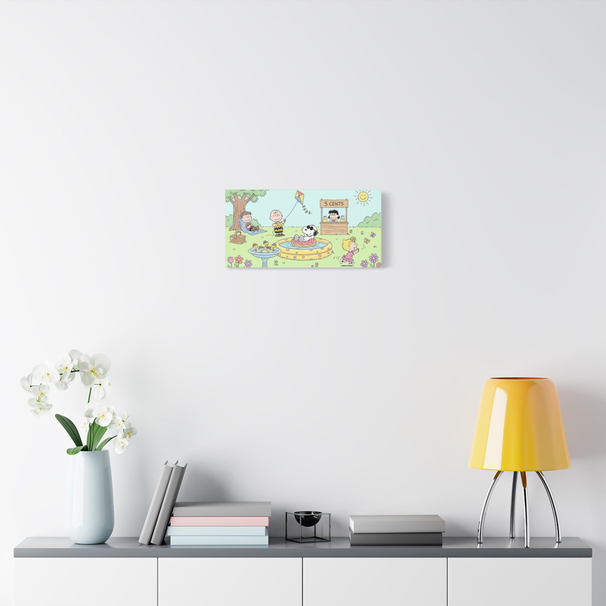 Peanuts Summer Yard Canvas