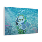 Snoopy Campfire Night Canvas