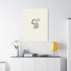 Sleeping Dog Headphones Canvas