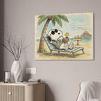 Tropical Aloha Beach Canvas