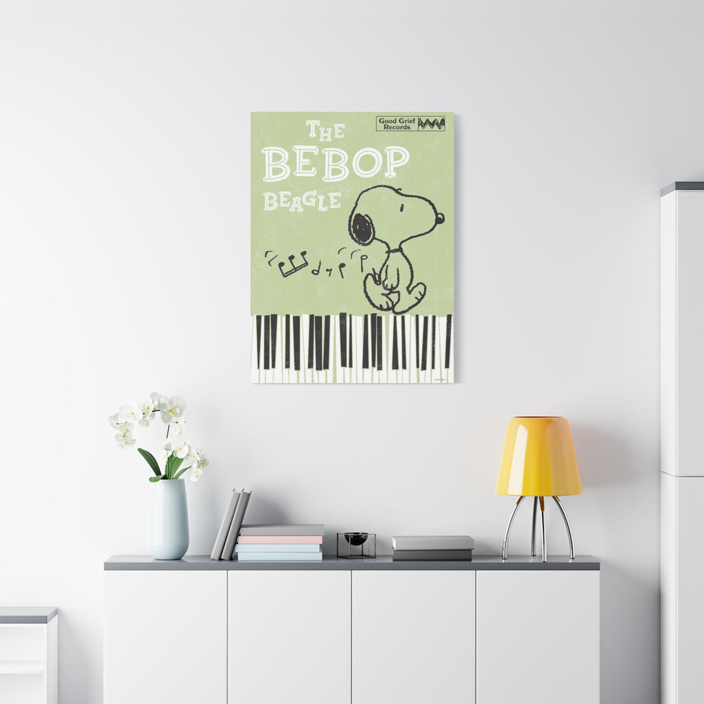 Bebop Beagle Piano Canvas