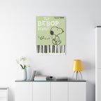 Bebop Beagle Piano Canvas