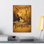 Snoopy Bourgeois Canvas