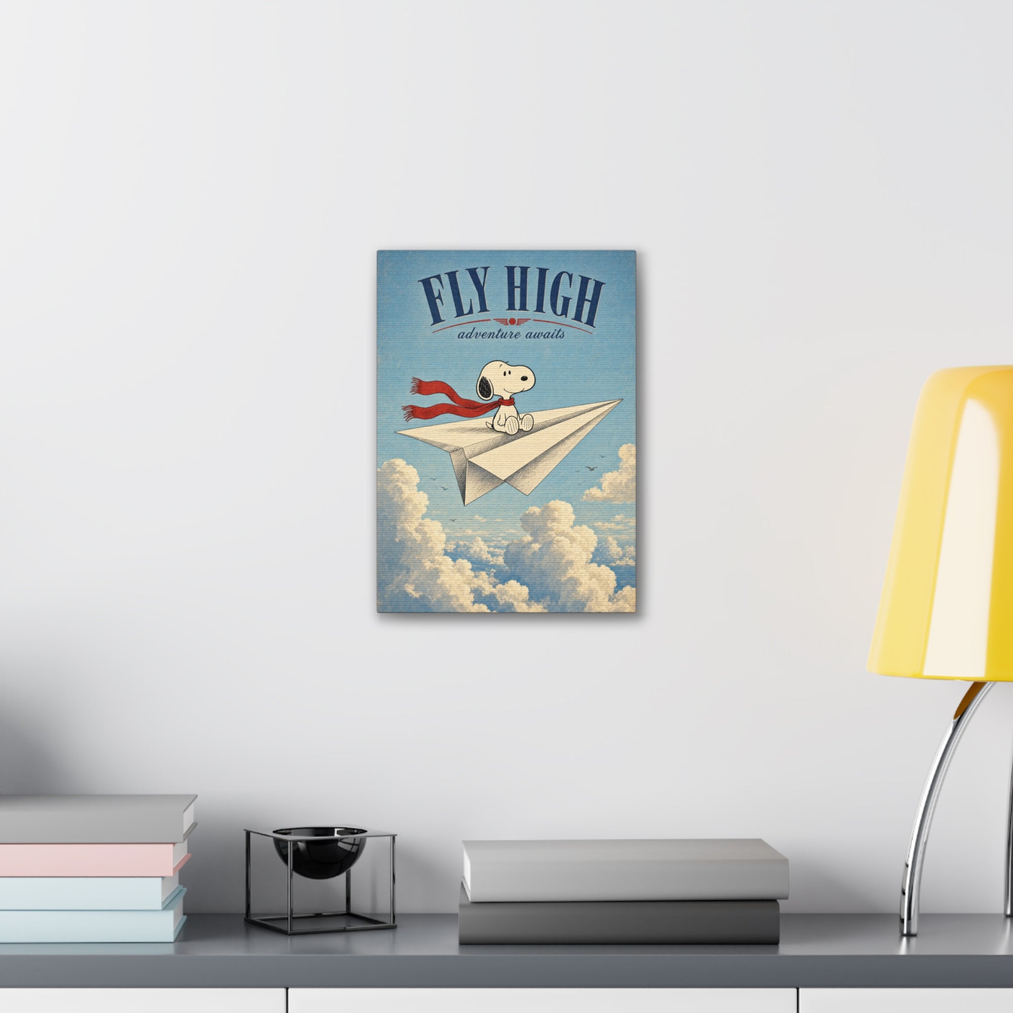 Snoopy Fly High Canvas