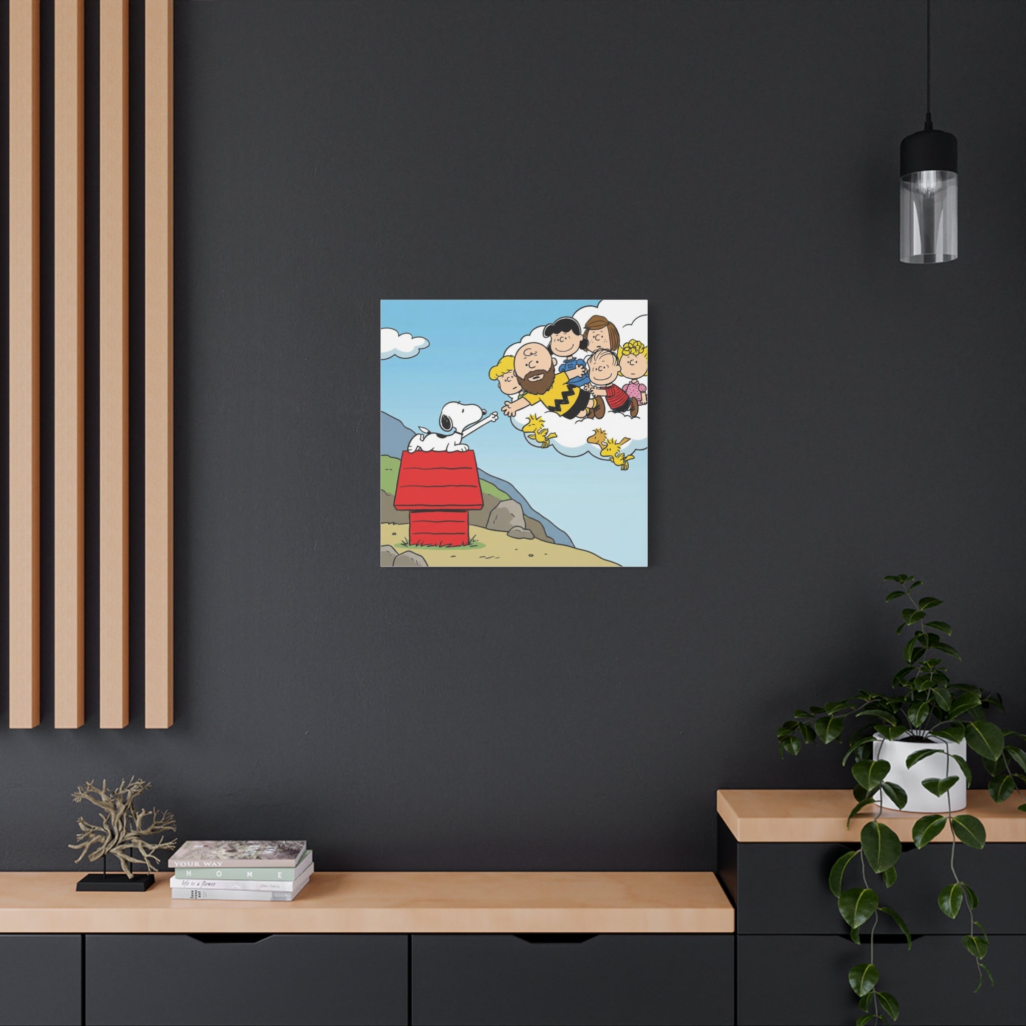 Snoopy Painting Reimagined Canvas