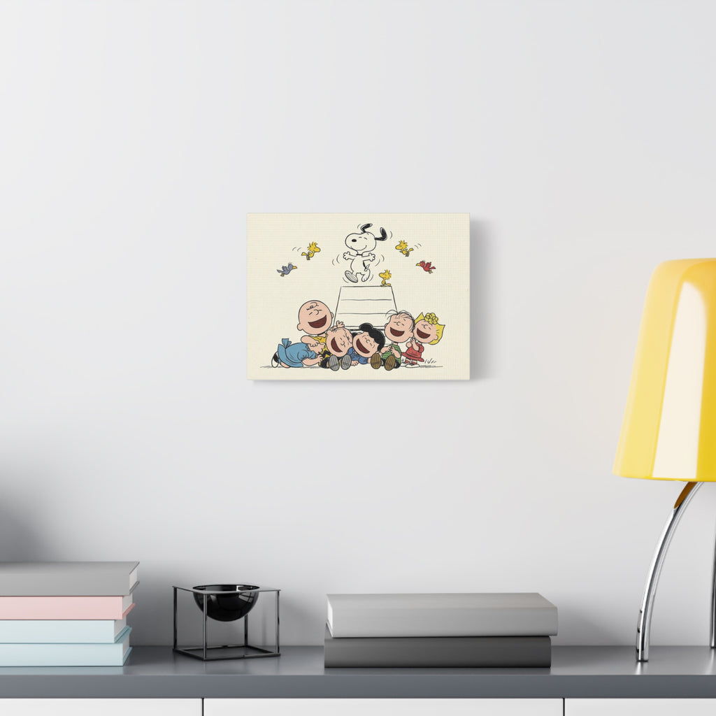 Peanuts Gang Laughing Canvas