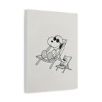 Relaxing Dog Lounge Canvas