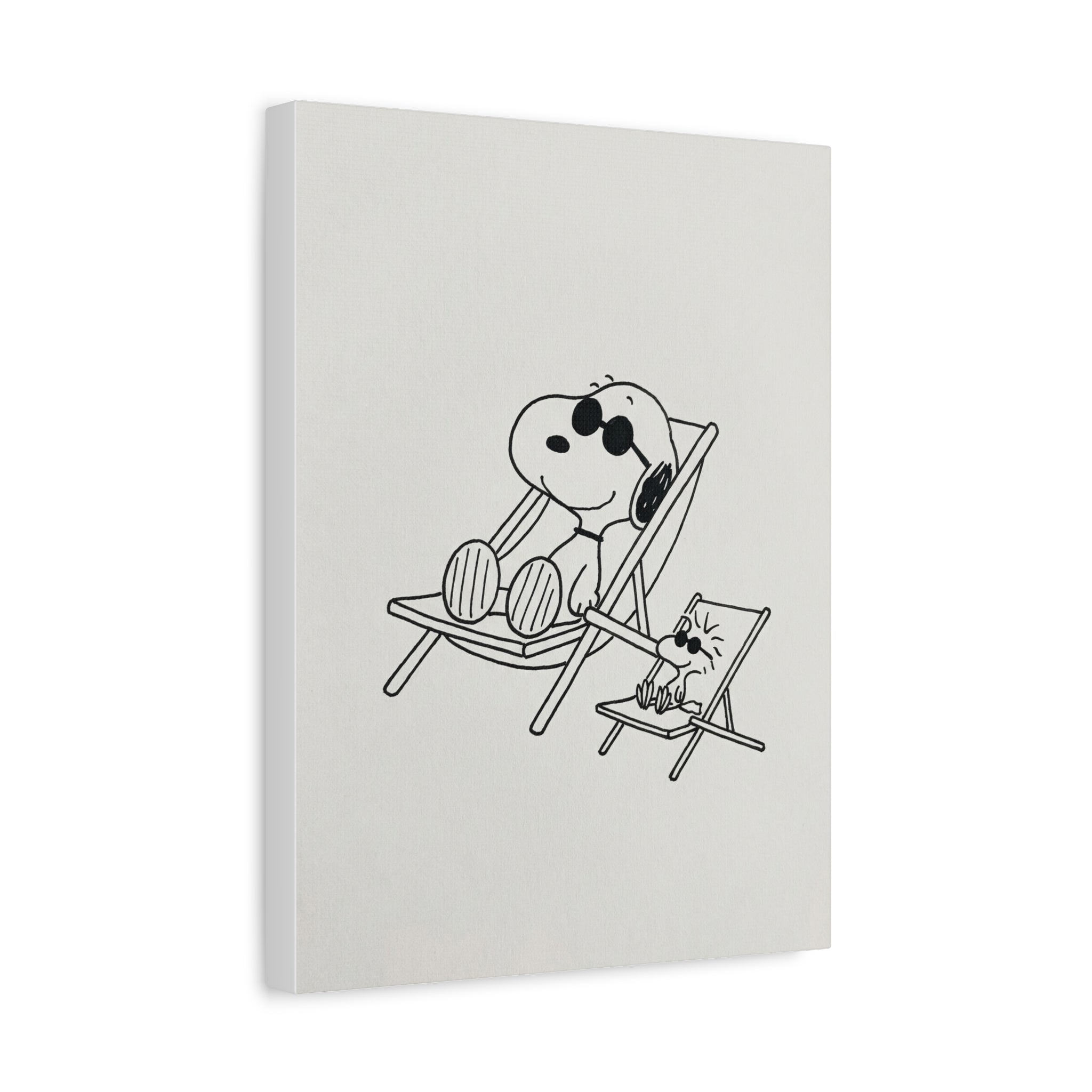 Relaxing Dog Lounge Canvas