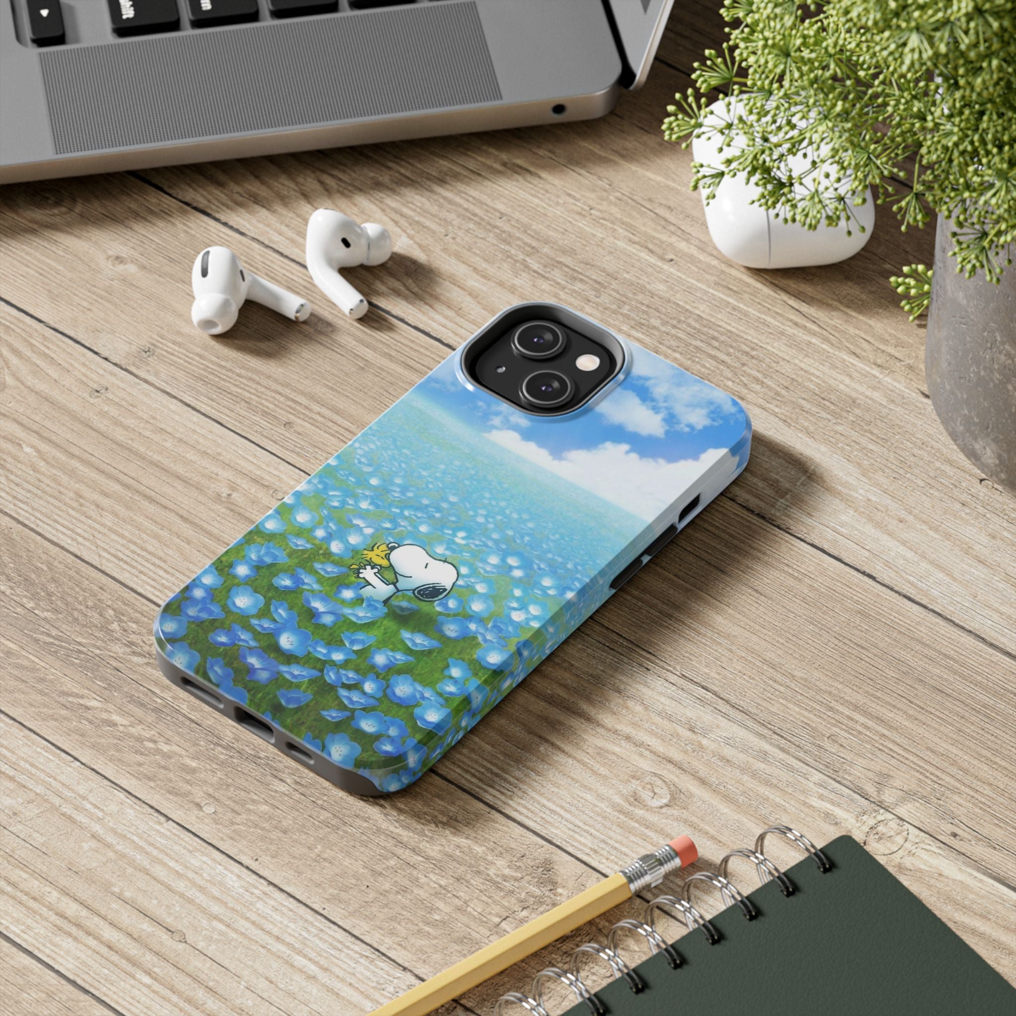 Blue Flower Field Case