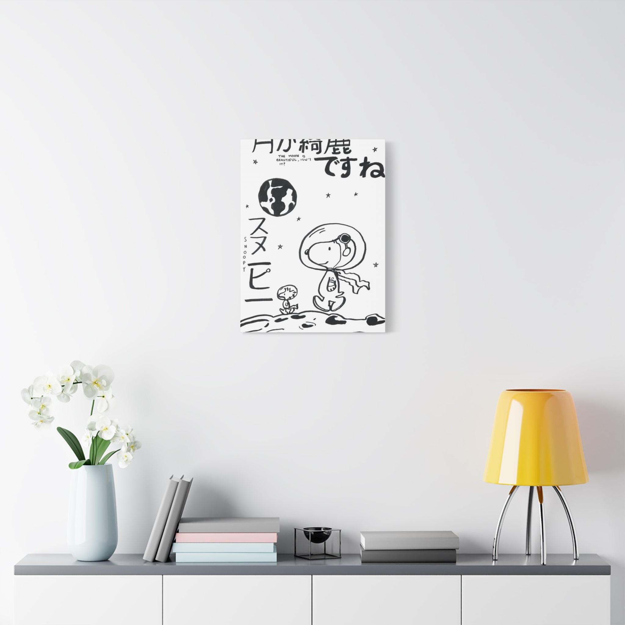 Snoopy Astronaut Canvas