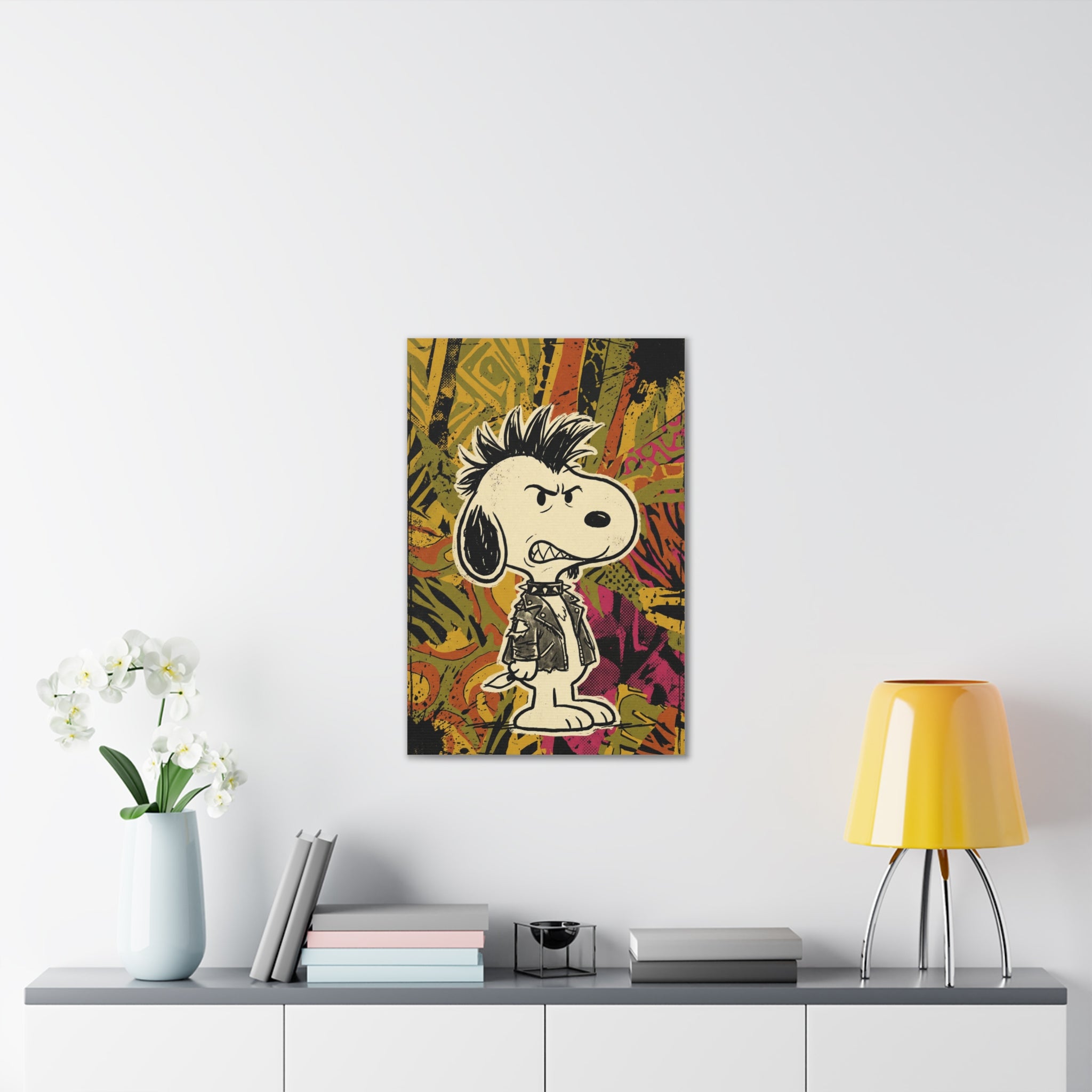 Punk Dog Canvas