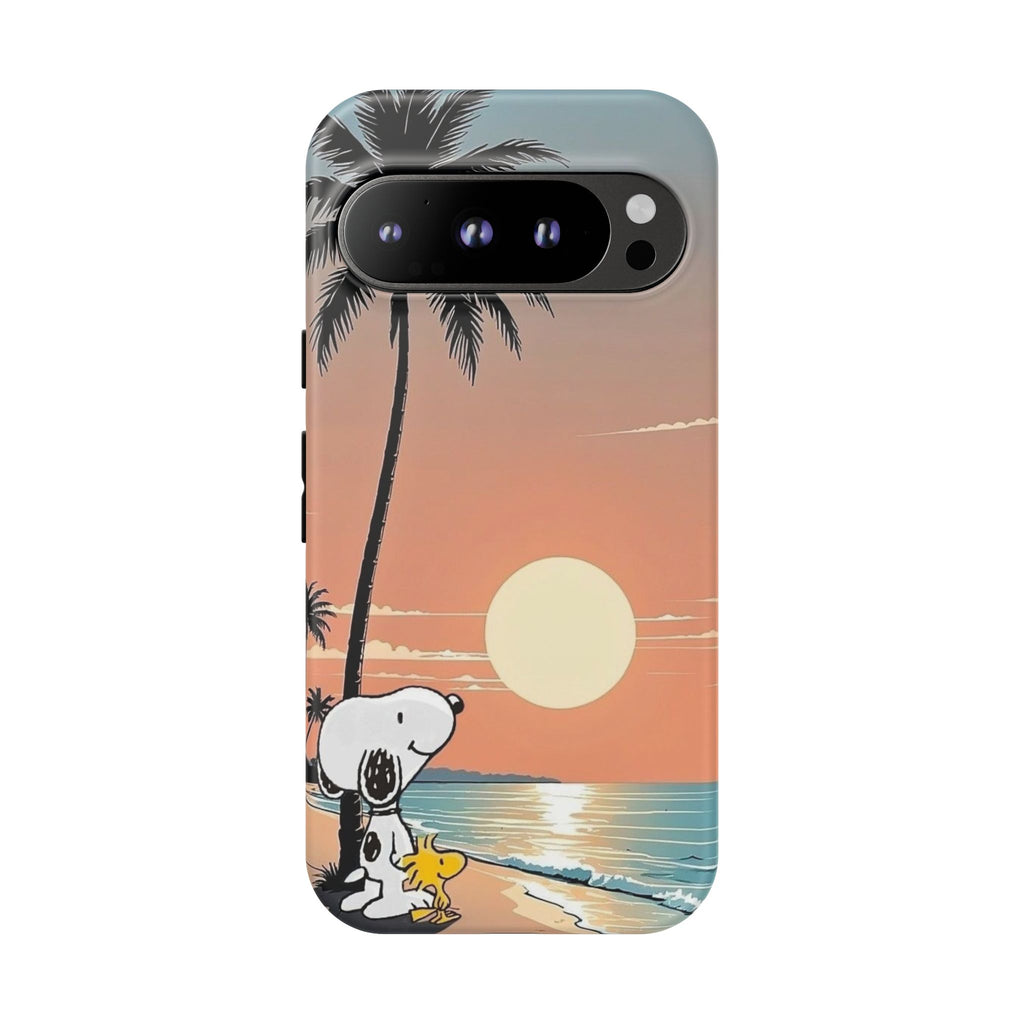 Snoopy Beach Sunset Phone Case