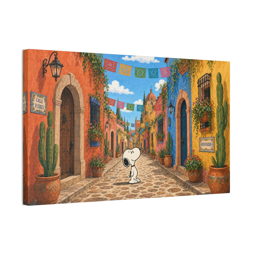 Mexican Street Canvas