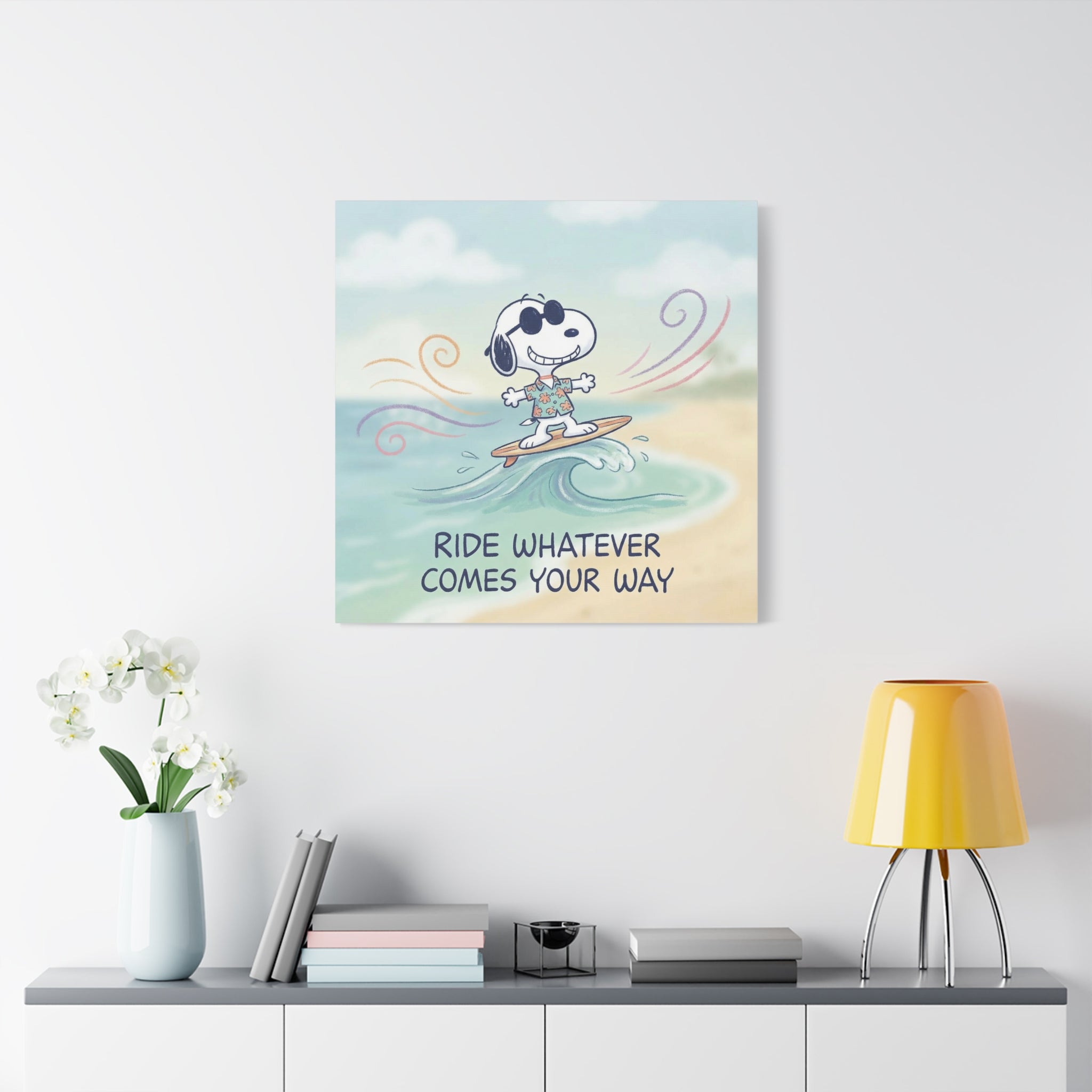 Ride Whatever Comes Canvas