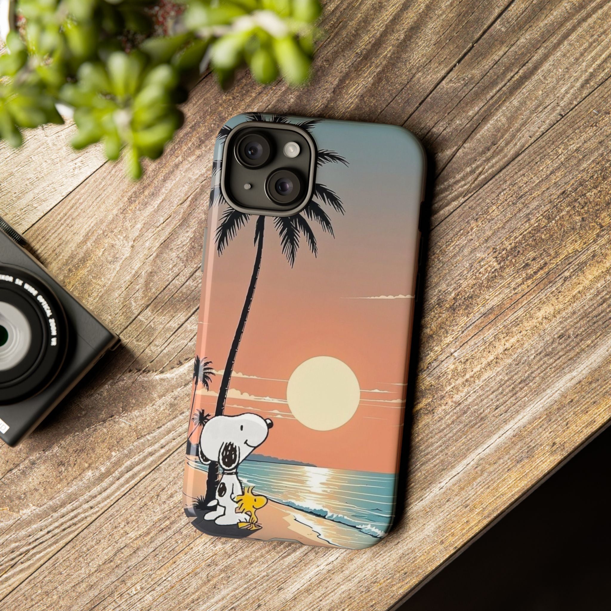 Snoopy Beach Sunset Phone Case