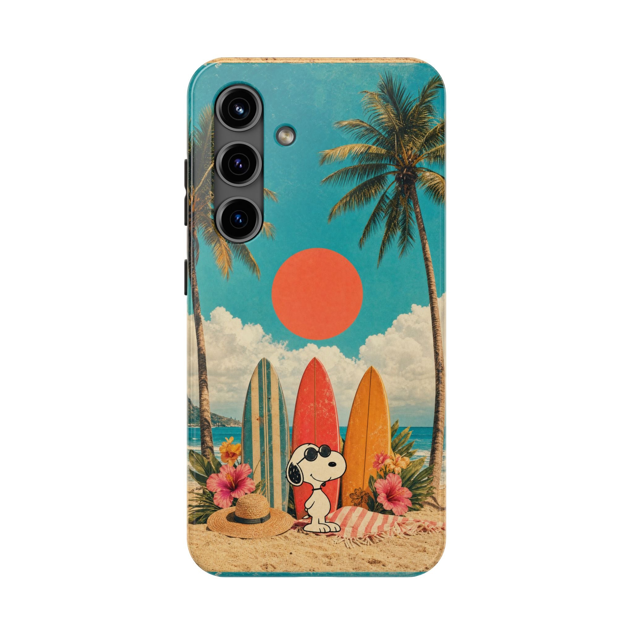 Retro Beach Sun Case