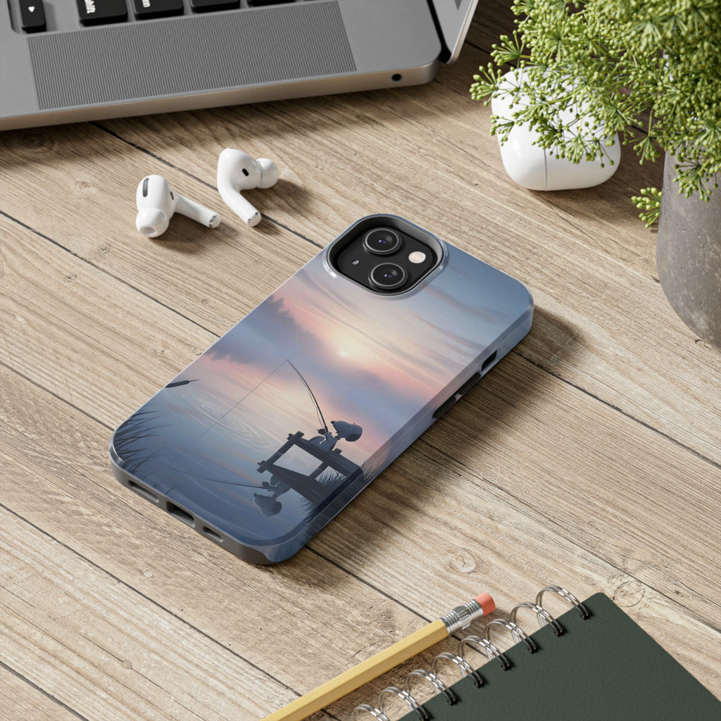 Sunset Fishing Phone Case