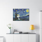 Snoopy Starry Sky Canvas
