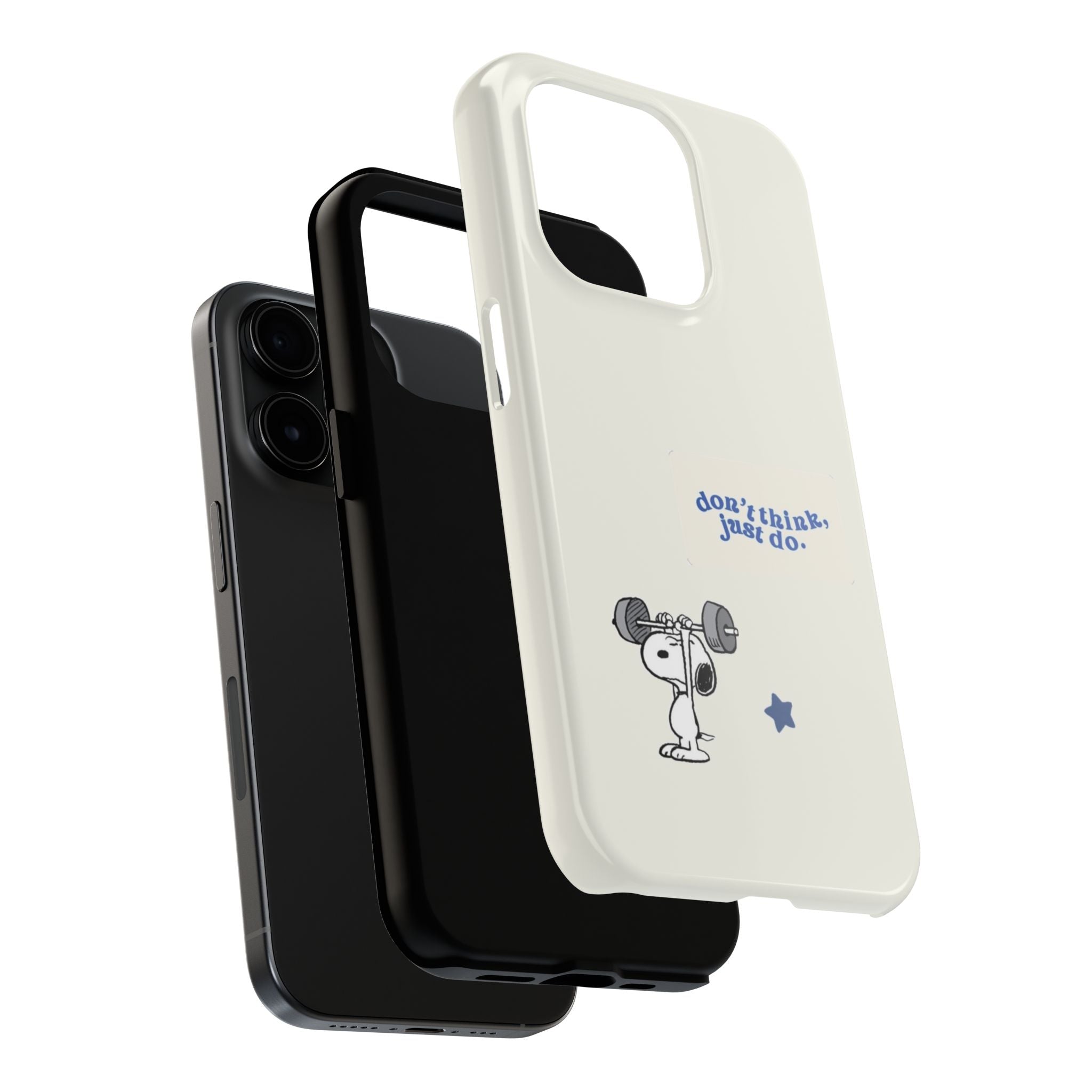 Snoopy Weightlifting Phone Case