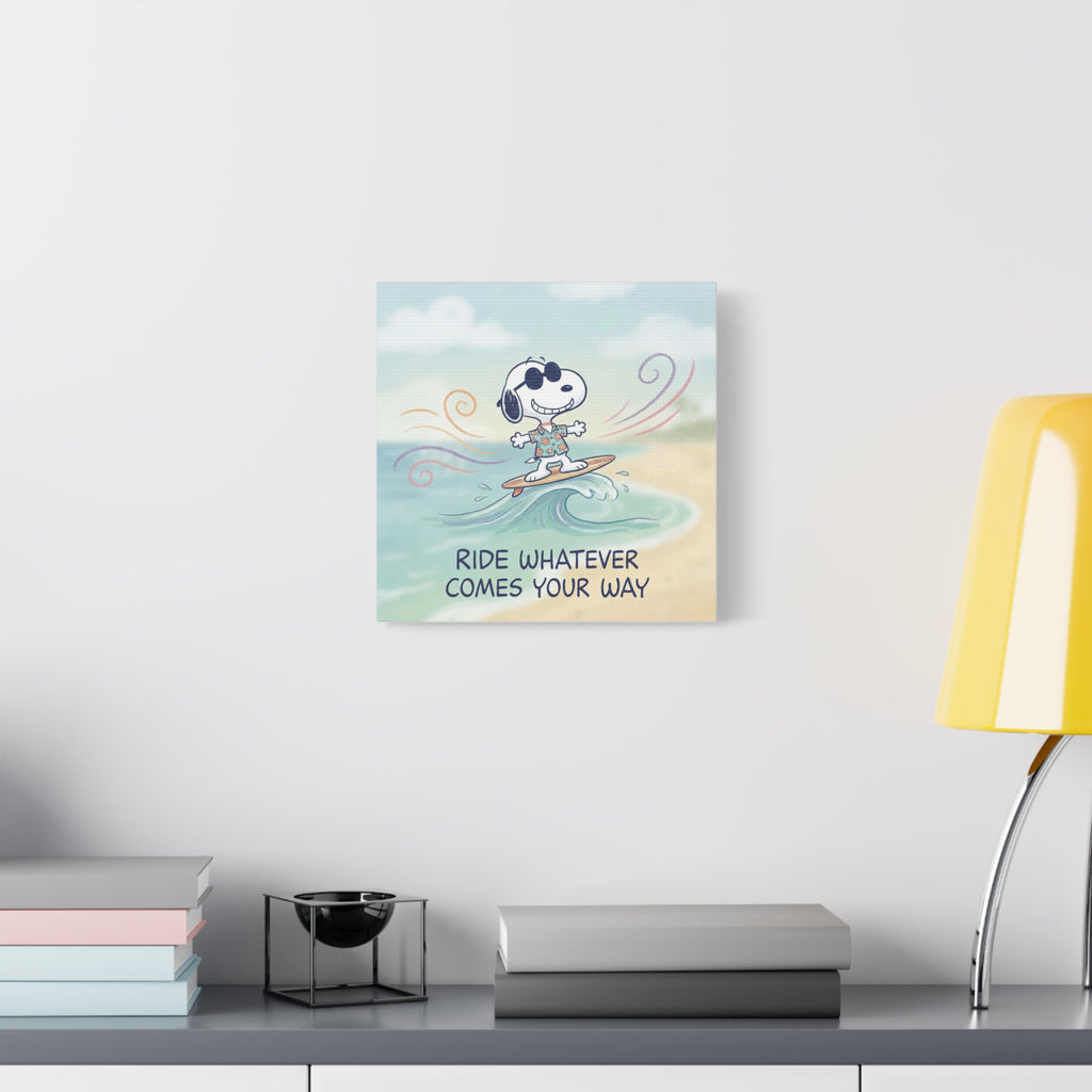 Ride Whatever Comes Canvas