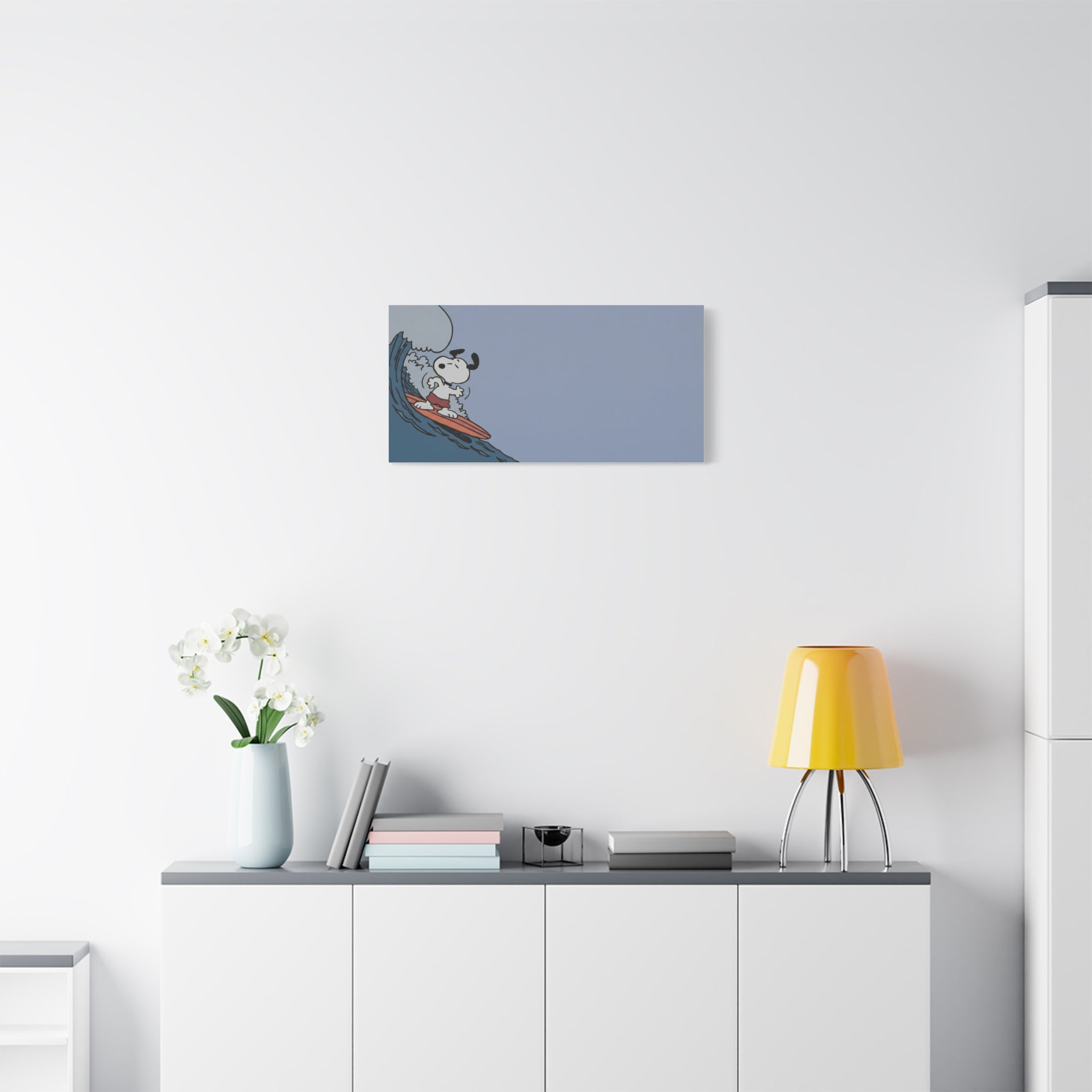 Surfing Dog Canvas