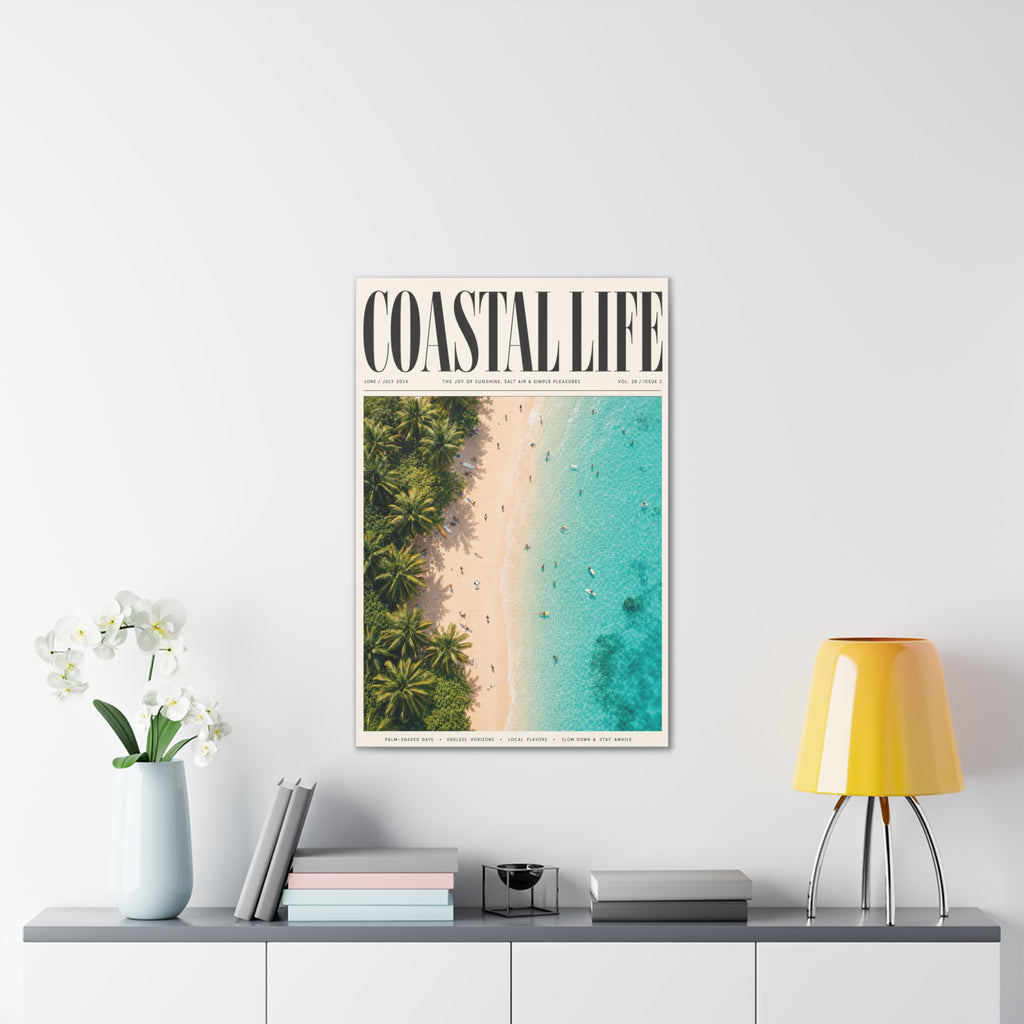 Coastal Life Beach Canvas