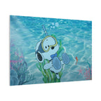 Snoopy Campfire Night Canvas