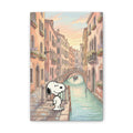 Snoopy in Venice Canvas