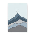 Snoopy on Mountain Canvas