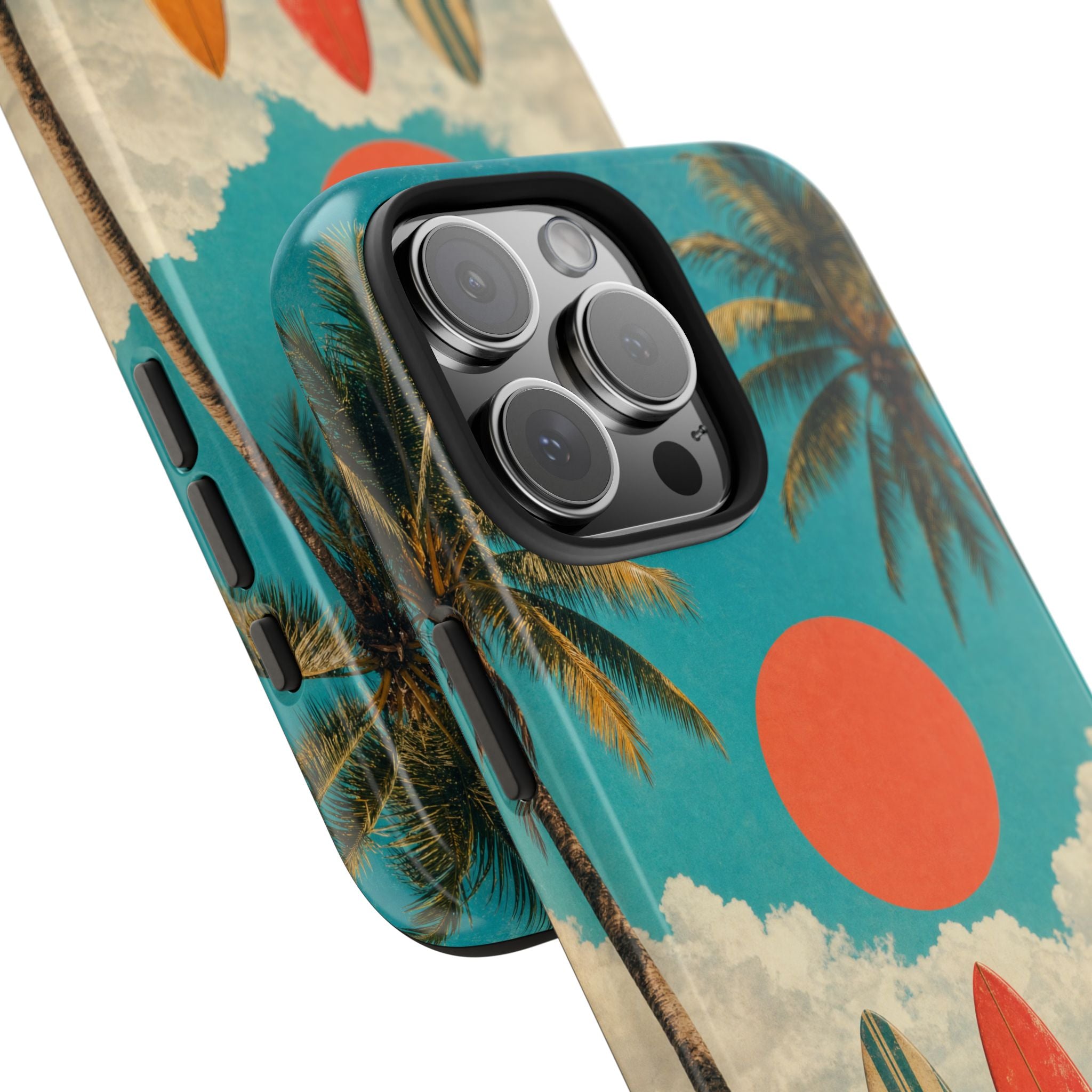 Retro Beach Sun Case