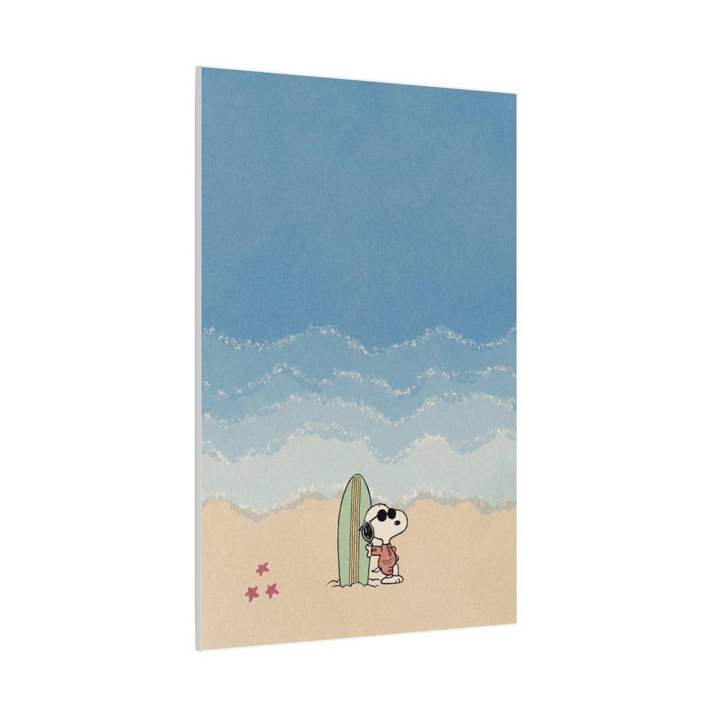 Snoopy Surfing Canvas