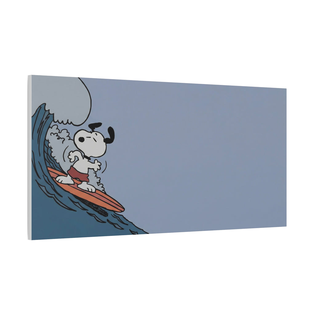 Surfing Dog Canvas