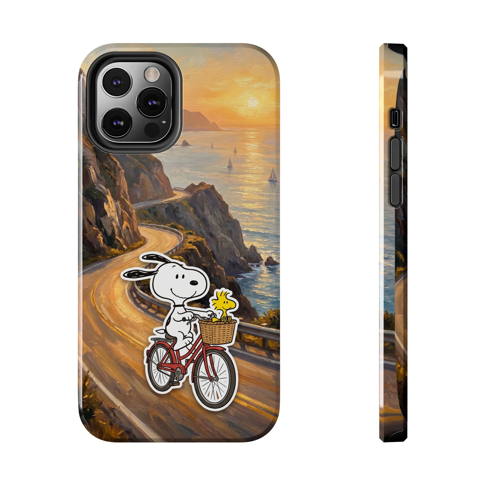 Snoopy Woodstock Bicycle Phone Case
