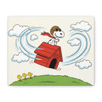 Flying Doghouse Canvas