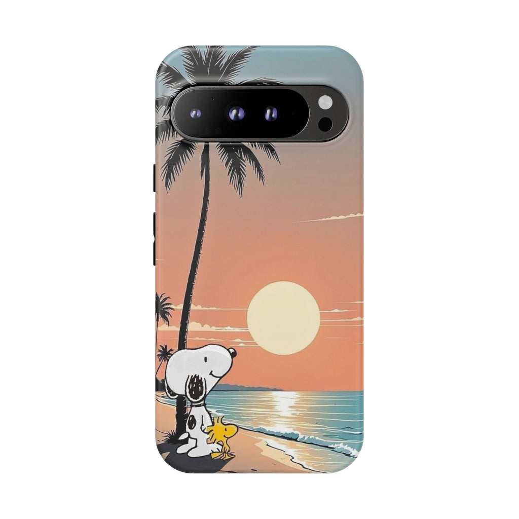 Snoopy Beach Sunset Phone Case