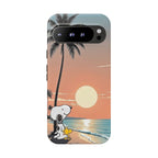 Snoopy Beach Sunset Phone Case