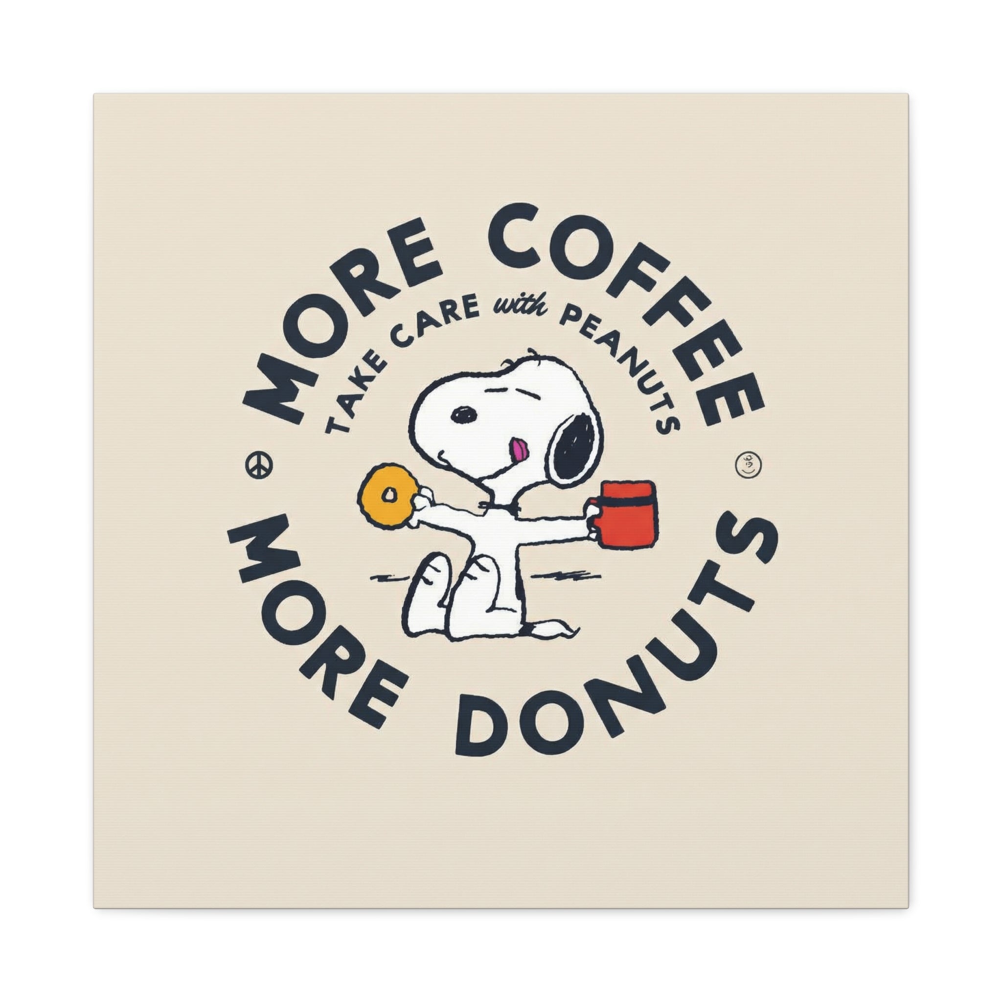 Coffee And Donuts Canvas