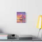 Snoopy Surf Sunset Canvas