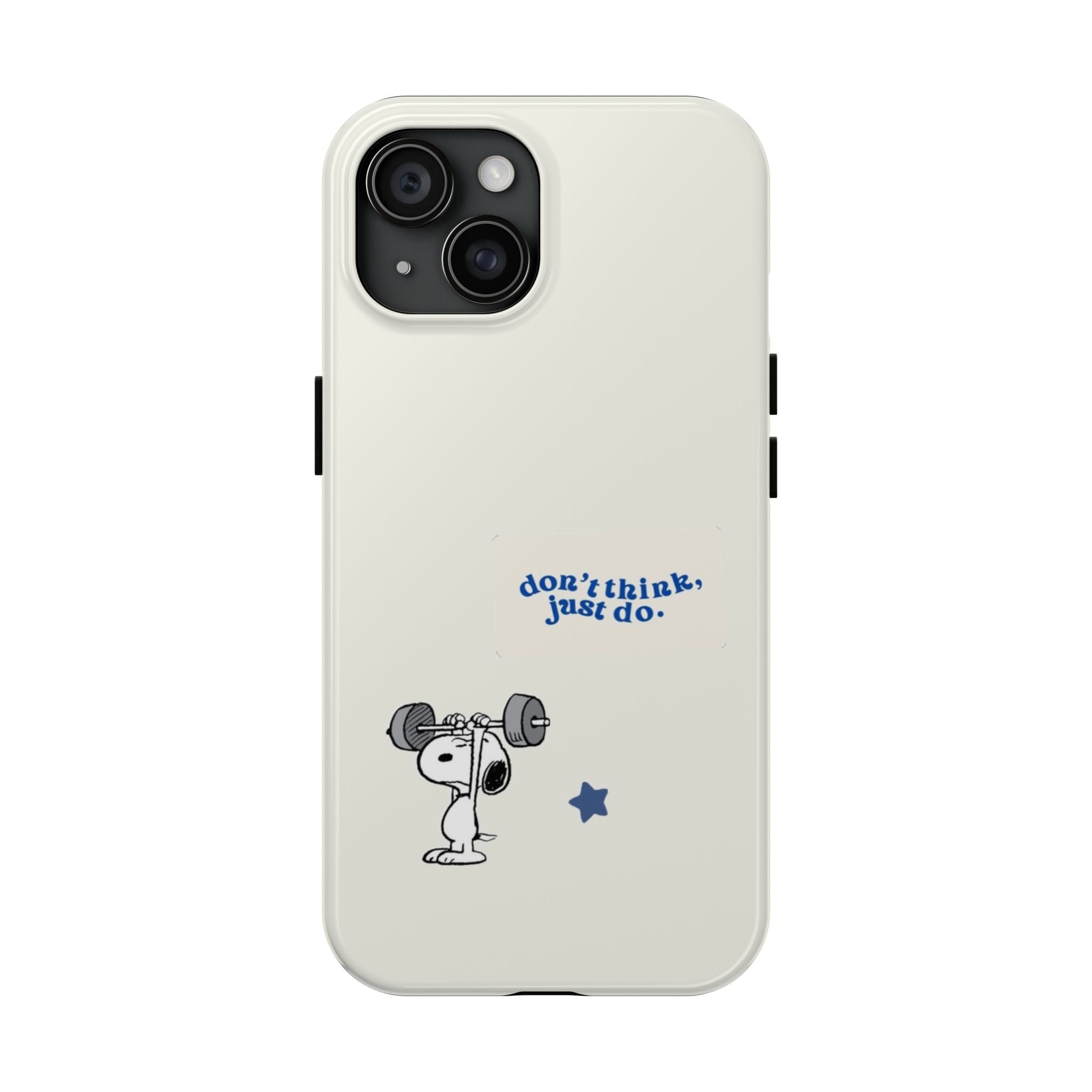Snoopy Weightlifting Phone Case