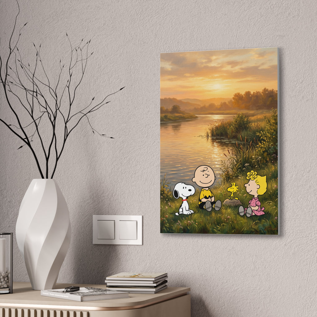 Peanuts Sunset Canvas