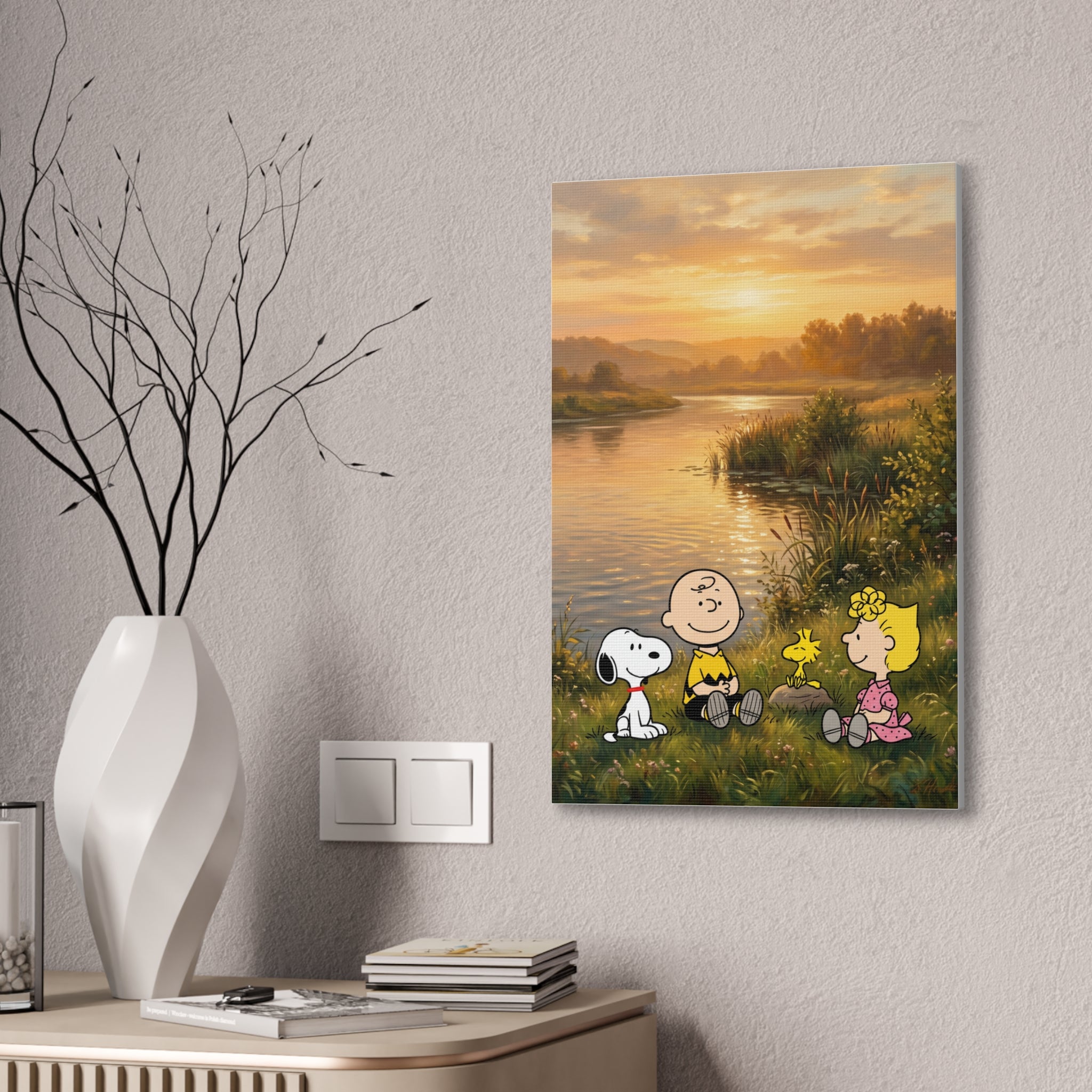 Peanuts Sunset Canvas