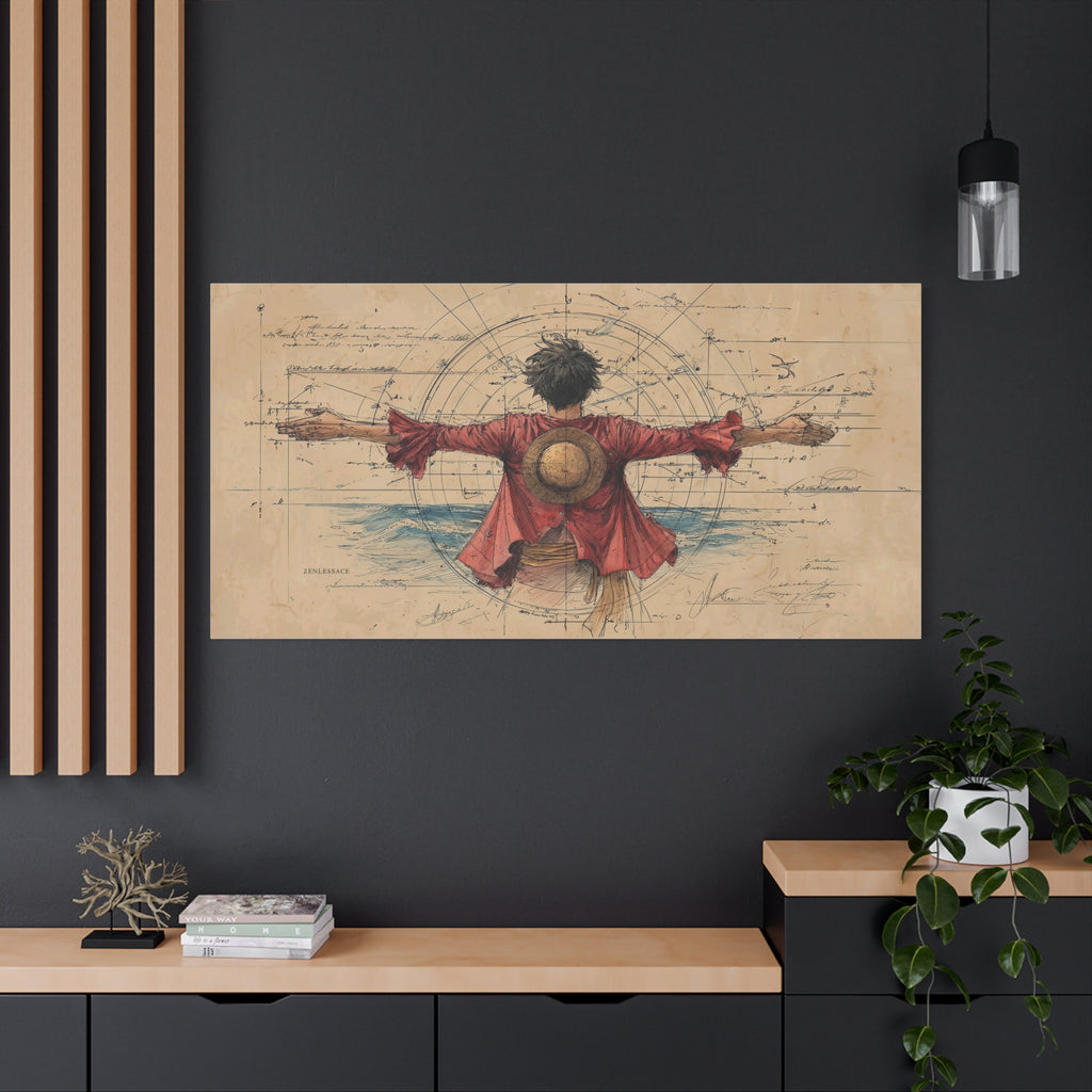 Straw Hat Pirate Canvas
