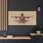 Straw Hat Pirate Canvas