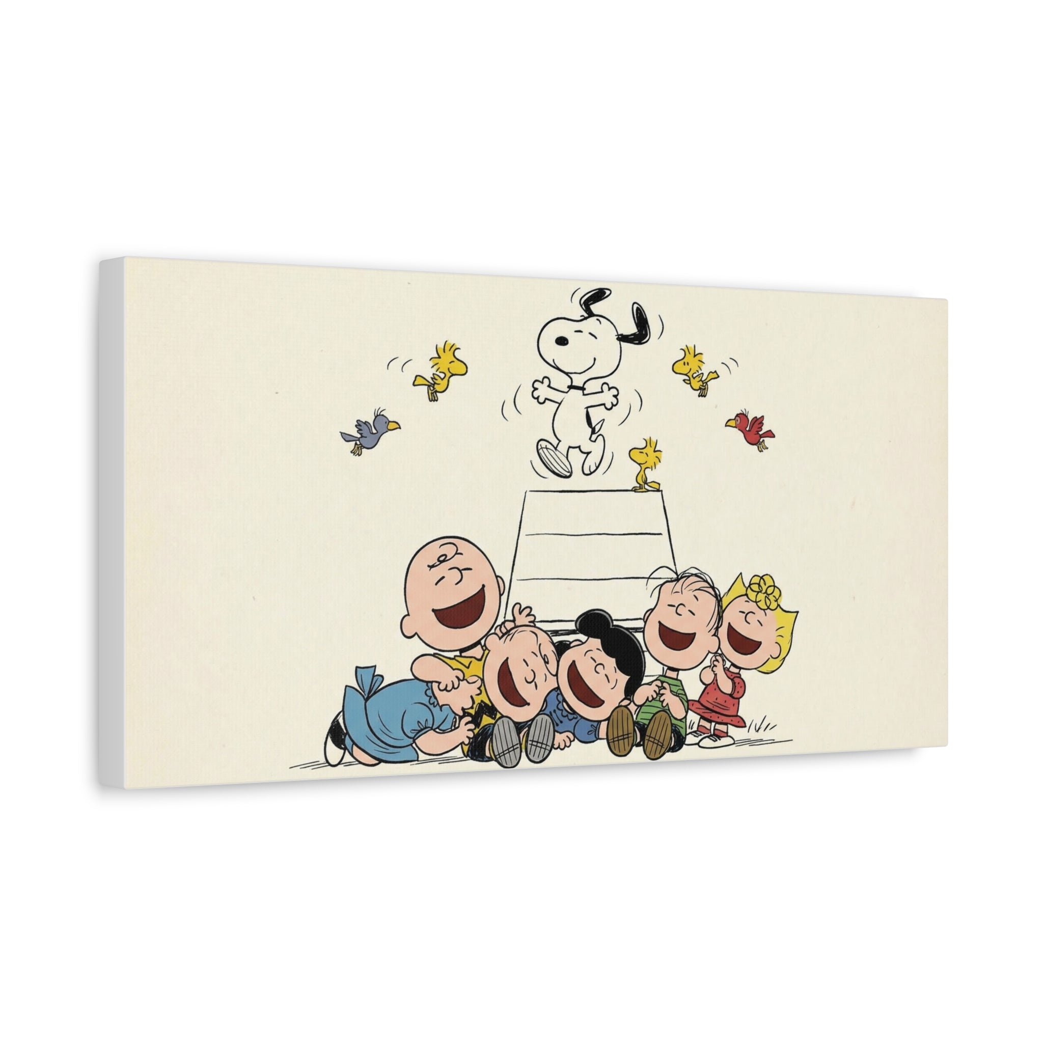 Peanuts Gang Laughing Canvas