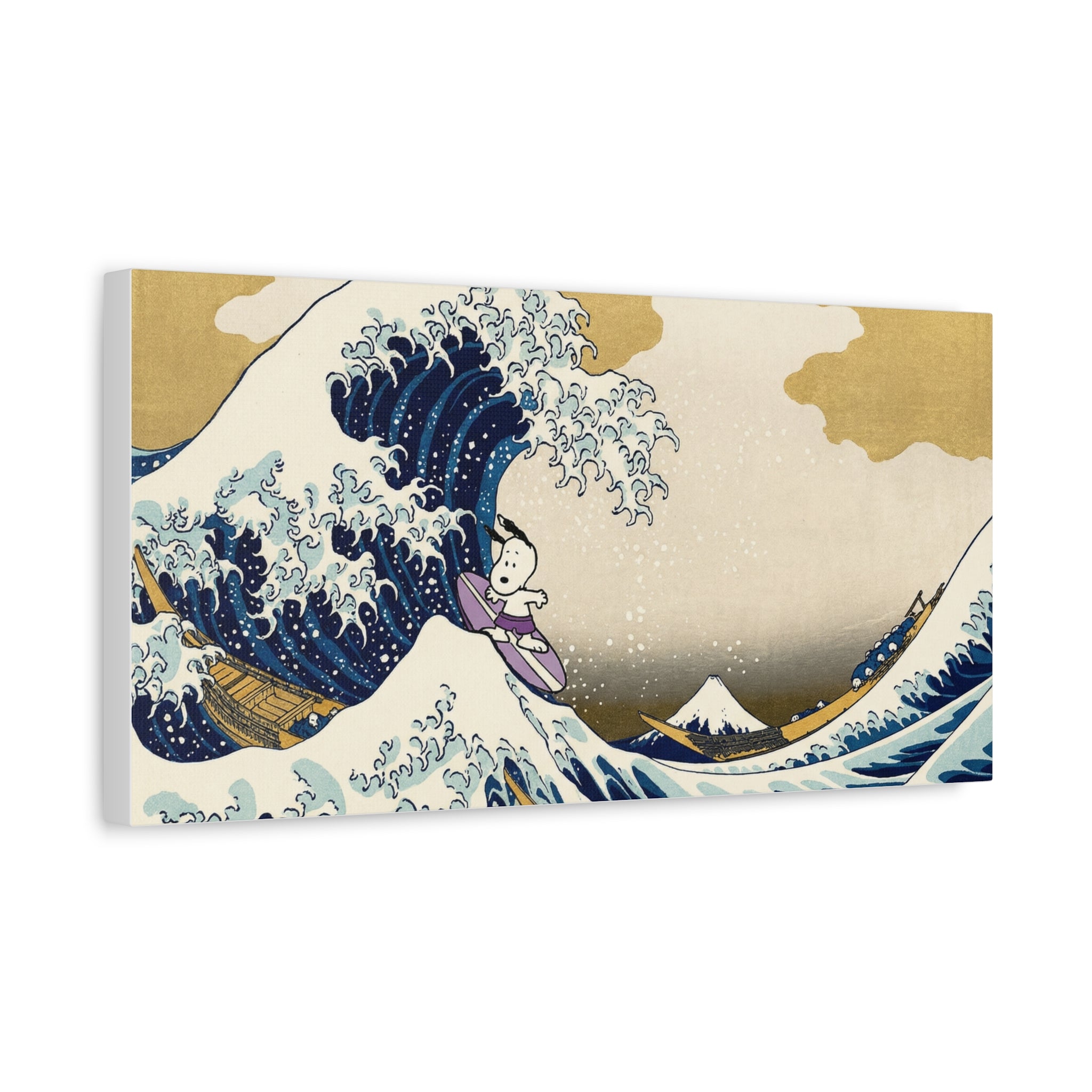 Great Wave Mashup Canvas