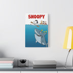 Snoopy Jaws Remake Canvas