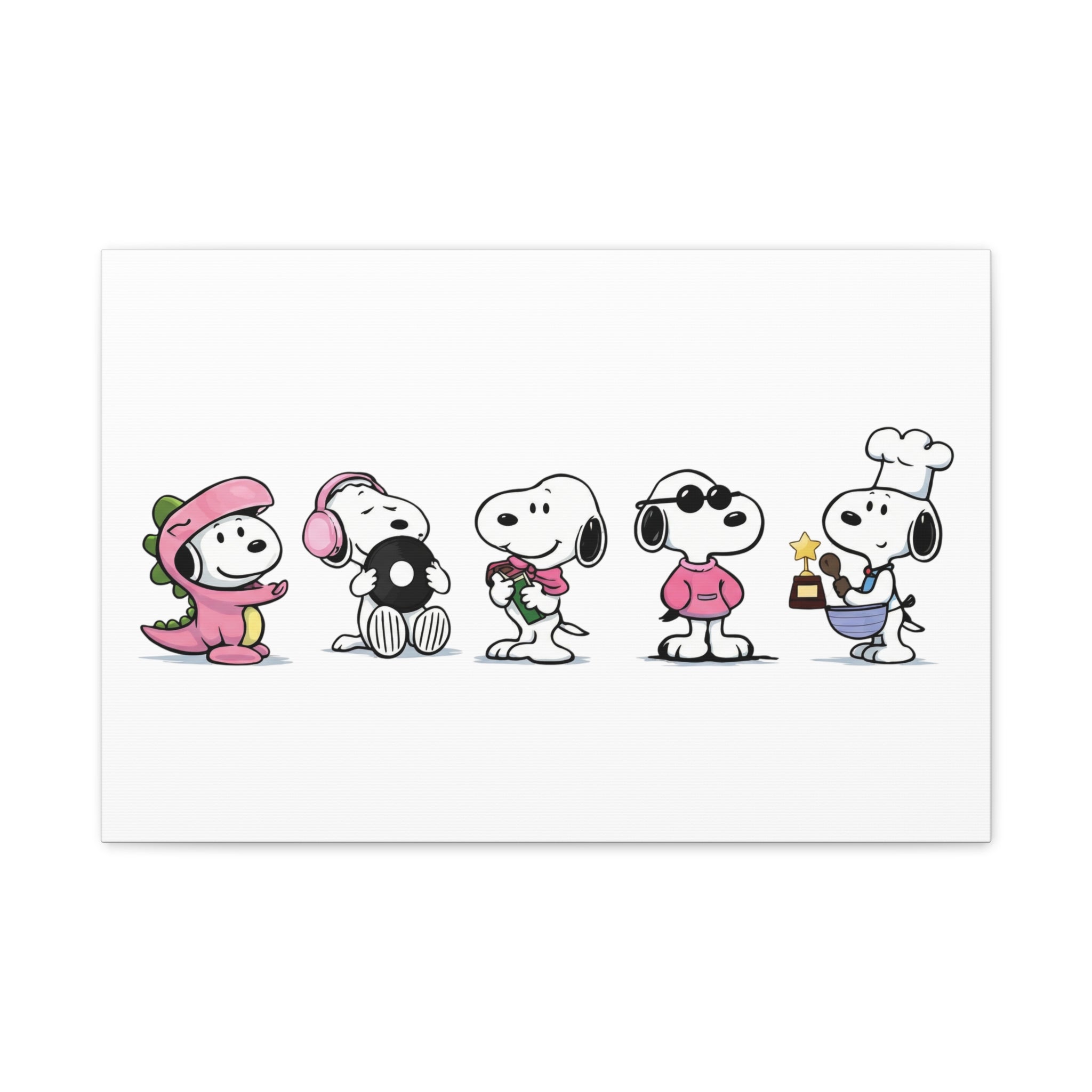 Snoopy Lineup Canvas
